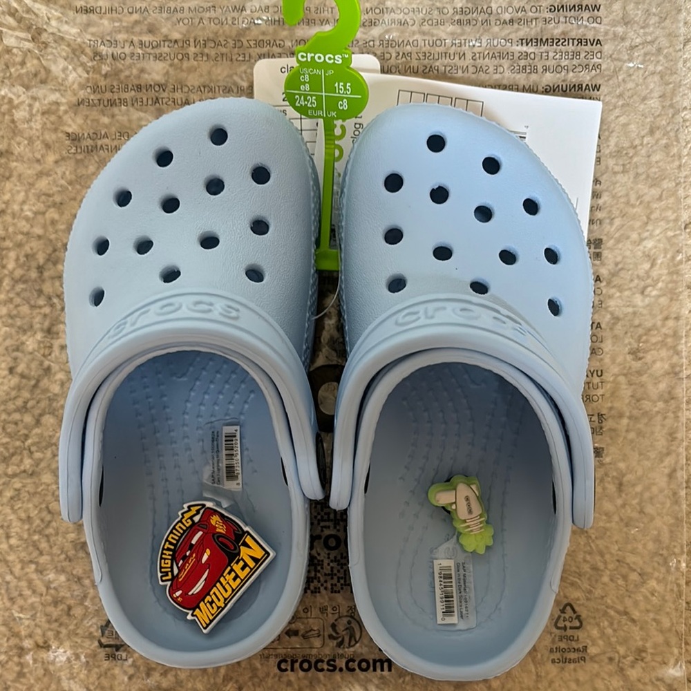 Crocs Kids Classic Clog - Light Blue